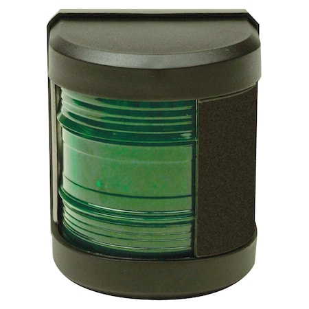 Seachoice Green LED Classic Side Light With Stainless Steel Flange 3221